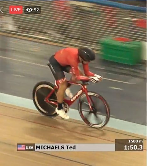 masters track cycling 2018